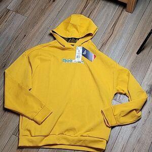 REEBOK Men's Medium Training MYT OTH Semi Solar Gold Hoodie Sweatshirt NEW